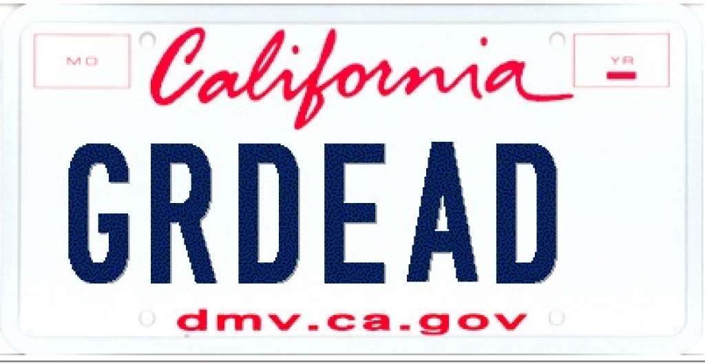 This James Bond actor designed a special California license plate