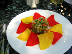 Contraband ceviche, seized at the scene of the crime. Photos of the offending unlicensed kitchen were deemed to disturbing to be viewed. By karol m from arizona, USA - Flickr, CC BY 2.0, https://commons.wikimedia.org/w/index.php?curid=1706173
