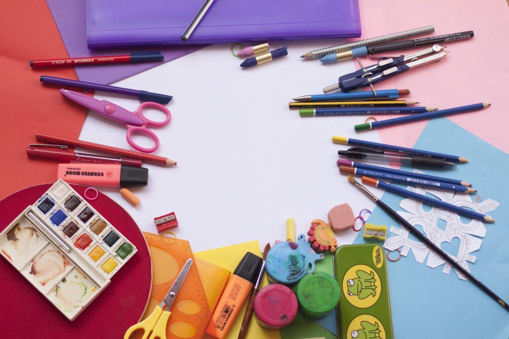 Essential school supplies, tools for educational success.