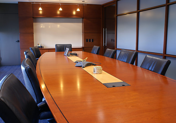 Boardroom, where decisions shape the future.