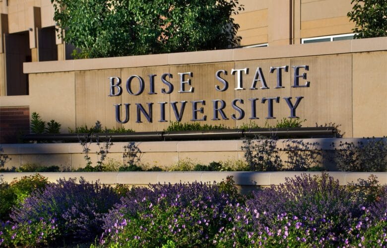Boise State University Sign