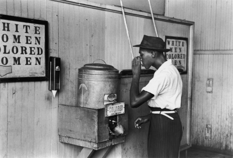 Segregated drinking fountains