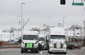 Truckers protest California Assembly Bill 5