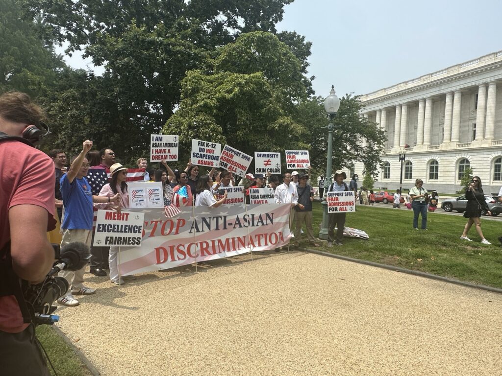 TJ protest Harvard Supreme Court