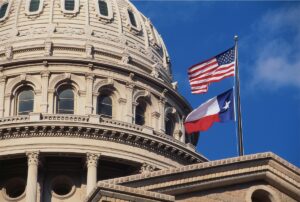 Texas Capitol building, iconic dome symbolizing state pride.