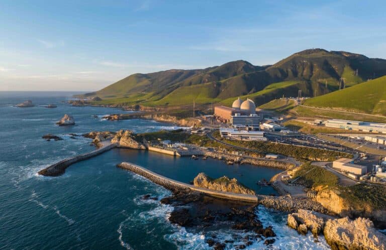 Diablo Canyon Power Plant on the California coast.