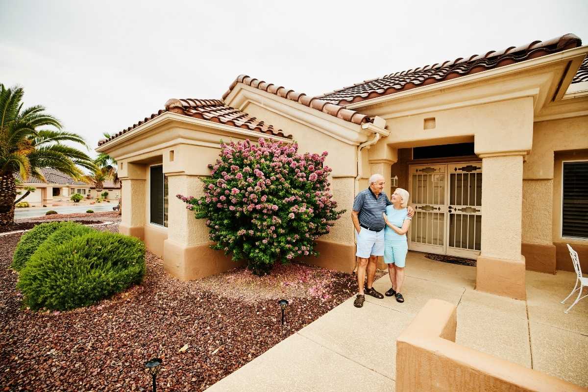 A man’s home is his castle, inside and out